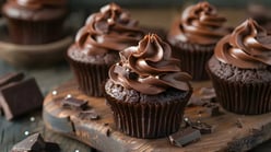 Perfect Chocolate Cupcakes With Buttercream Swirls For World...