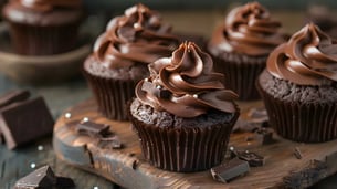 Perfect Chocolate Cupcakes With Buttercream Swirls For World Chocolate Day Celebrations
