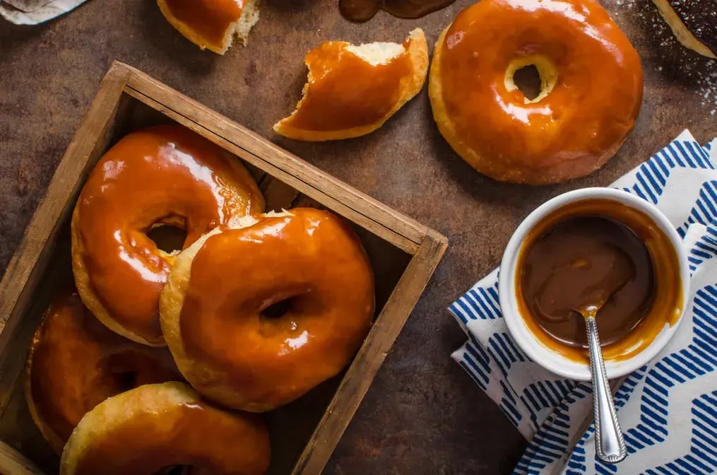 Caramel and Sea Salt Donuts