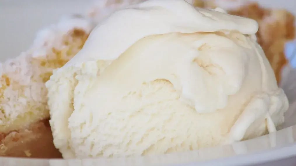 vanilla ice cream