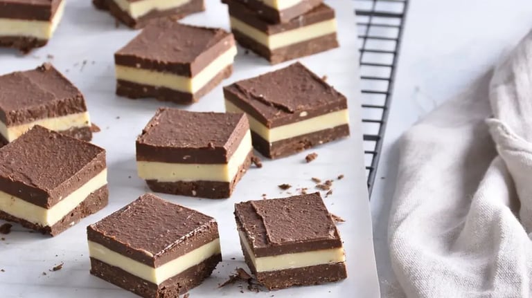 Quick and Easy No-Bake Peanut Butter Bars with Hazelnuts and 5 Star Swirl