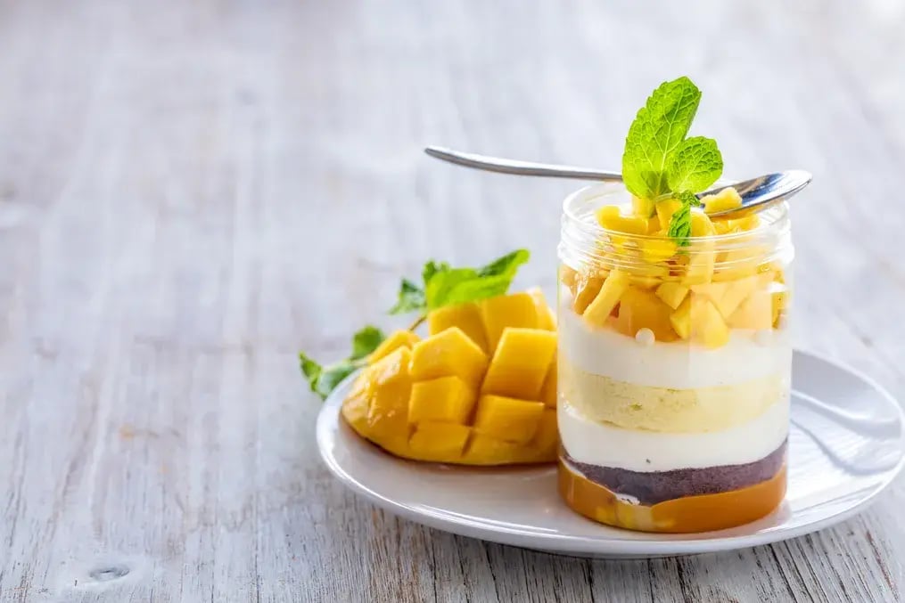 Mango Yogurt Mousse