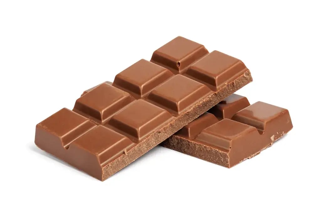Mixing The Dairy Milk Chunks.