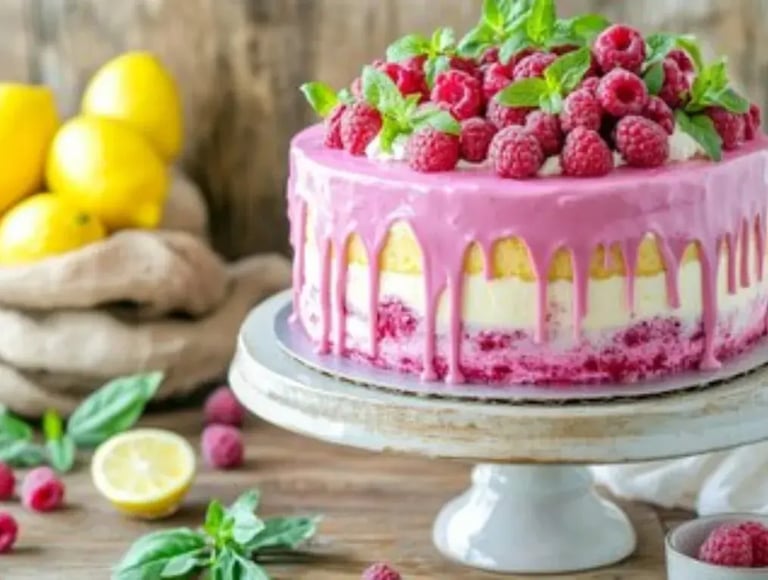 How To Bake A Delicious Raspberry Lemon Cake