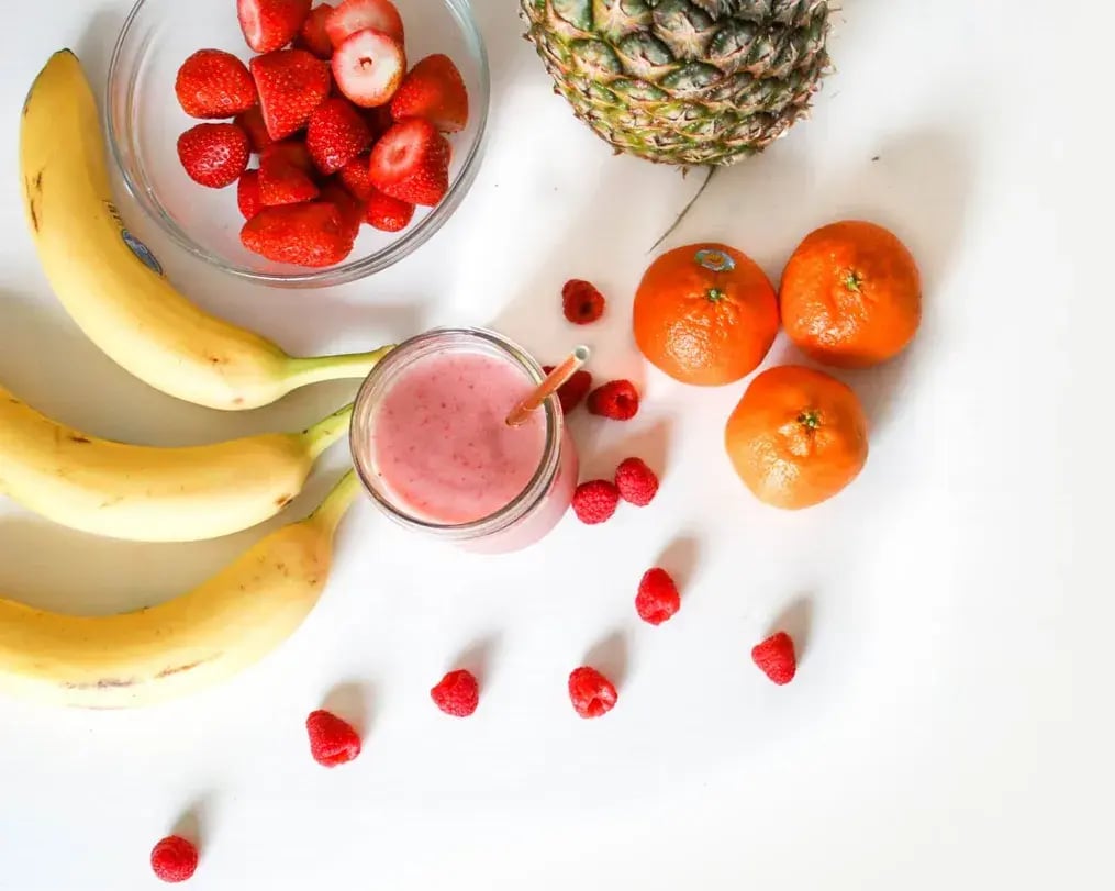 Fruits And Berries For The Smoothie