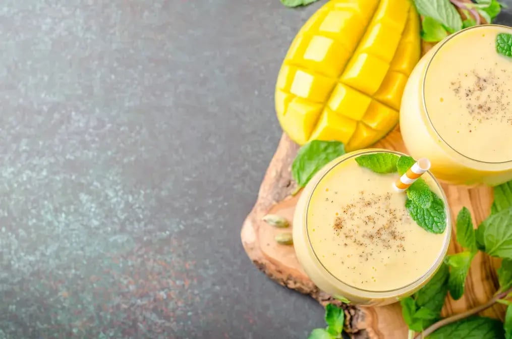 Mango Lassi with Cardamom