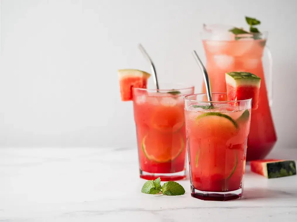 Watermelon and Mint Cooler