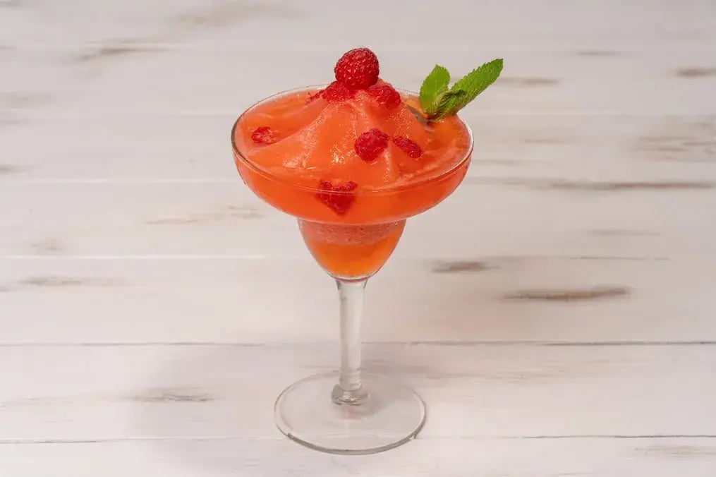 Strawberry Basil Sorbet