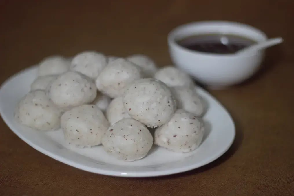 Rice Flour Ladoos
