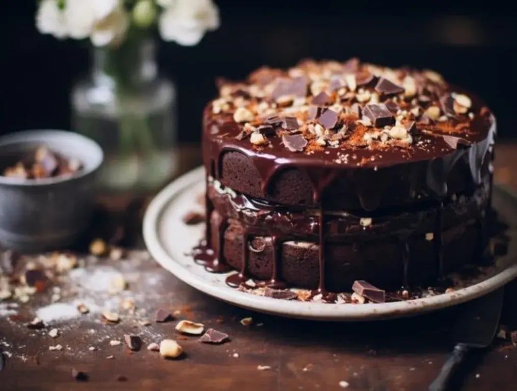 Rich Chocolate Fudge Cake with Walnuts: A Classic Dessert - Introduction