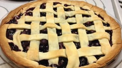 Rustic Blueberry Chocolate Pie Recipe
