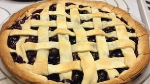 Rustic Blueberry Chocolate Pie Recipe