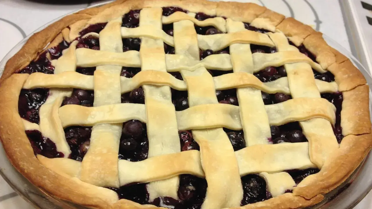 Rustic Blueberry Chocolate Pie Recipe