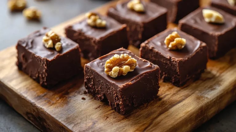 Silk Fig Walnut Fudge: Festive Sweet With Vegan Adaptations