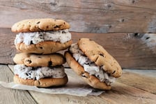 Silk Filled Ice Cream Sandwiches Homemade Handheld and Heave...