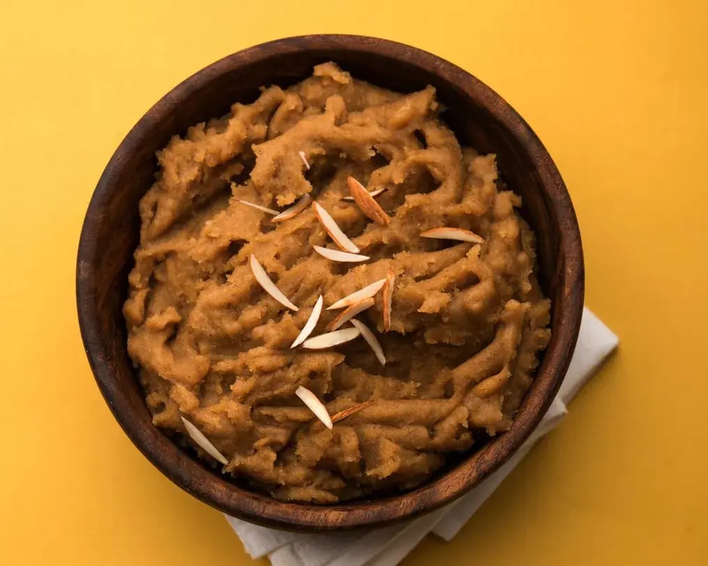 Silk lapsi with wheat and dry fruits