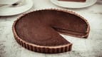 Silky Chocolate Ganache Tart with Crunchy Roasted Almonds