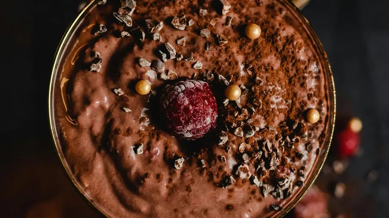 Silky vegan chocolate mousse for your chocolate cravings