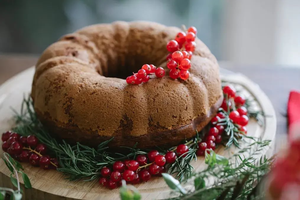 Mixed Berry Crack Cake