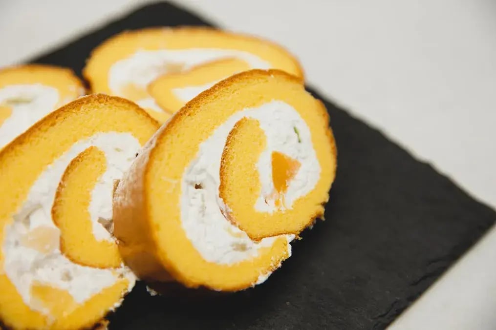 Mango Swiss Roll