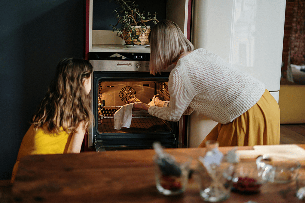 cake-in-preheated-oven
