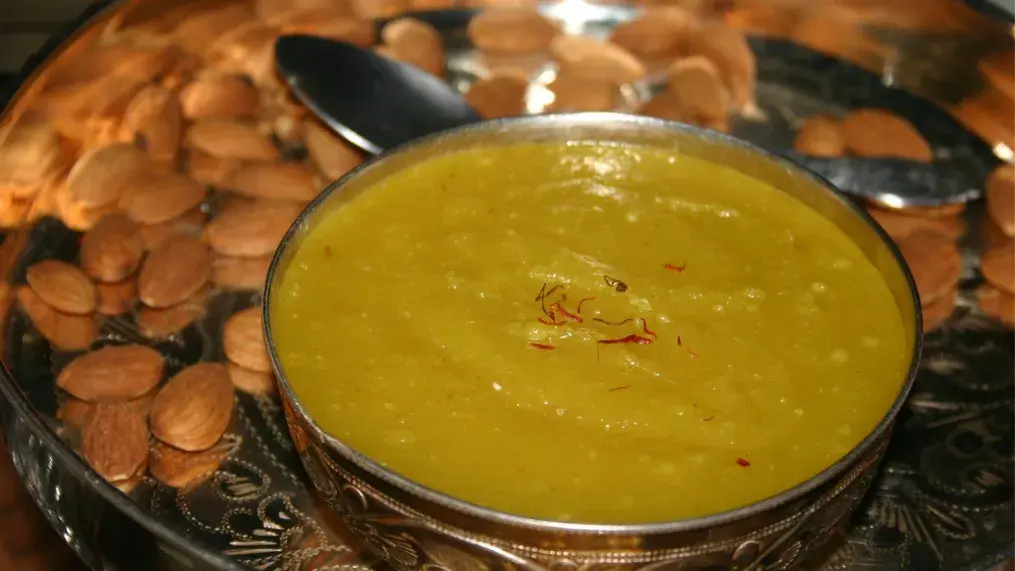 Step-by-Step Badam Halwa Recipe with a Creamy Dairy Milk Addition