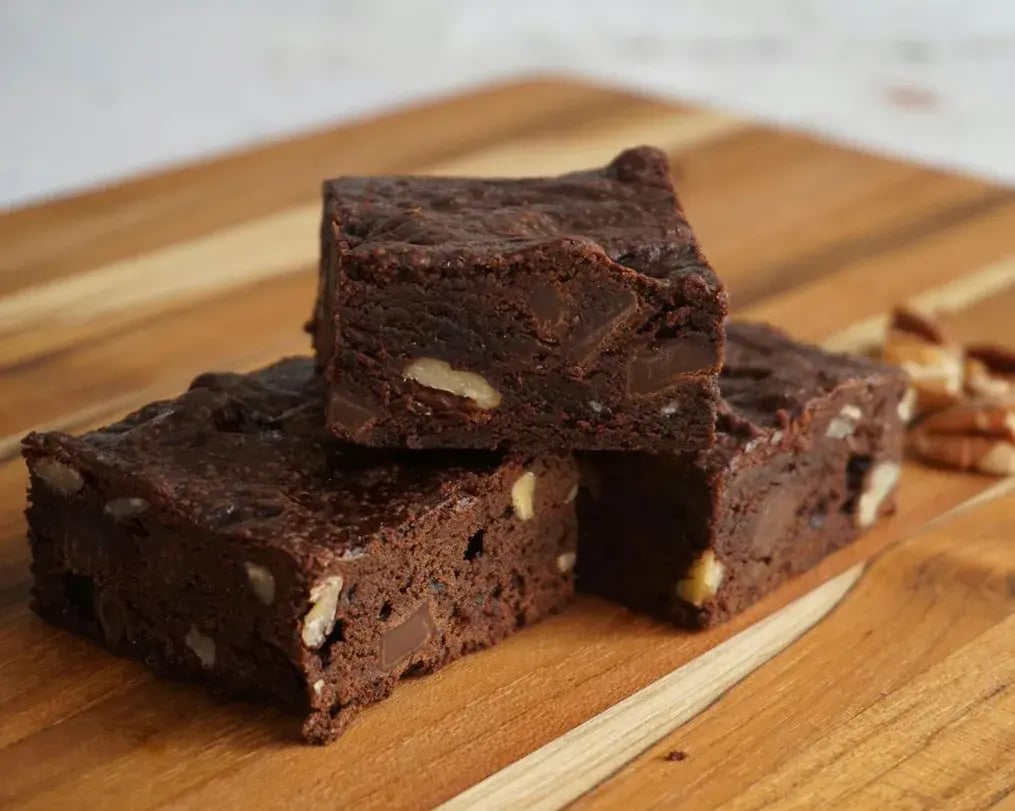 Walnut Filled Chocolate Fudge