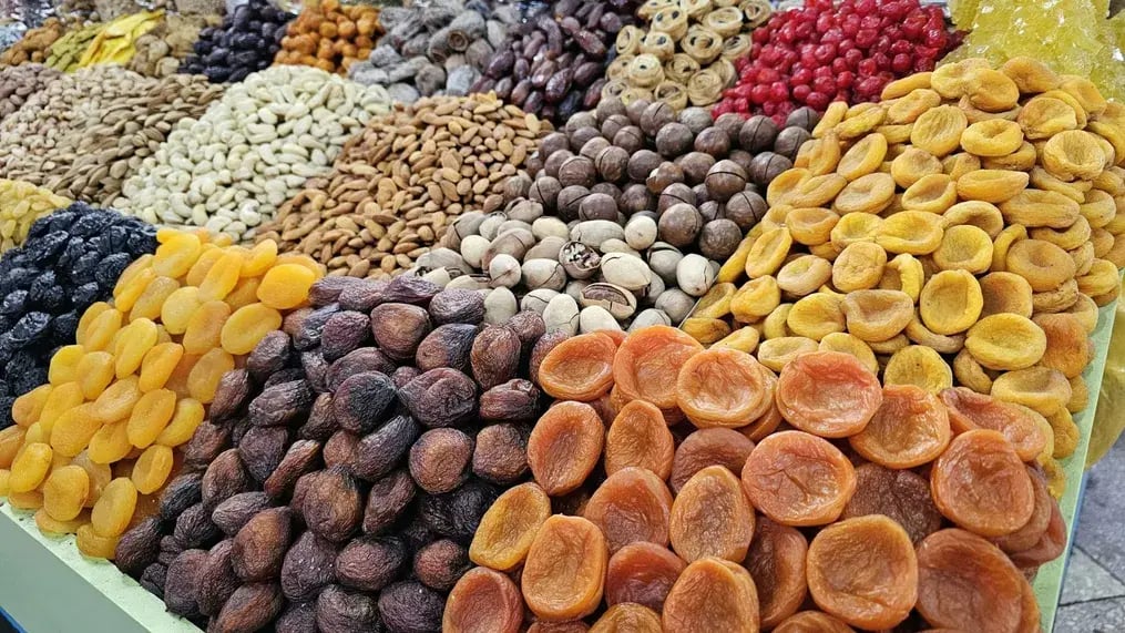 Stacks Of Dry Fruit