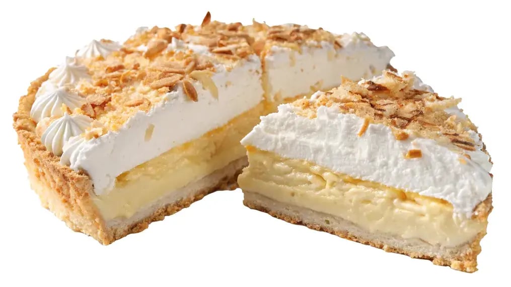 Step-by-Step Guide to Making Coconut Cream Pie with Almond Crunch - Add the Almond Crunch Topping
