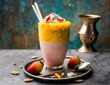 Step-by-Step Rose Falooda with Almonds & Pistachios