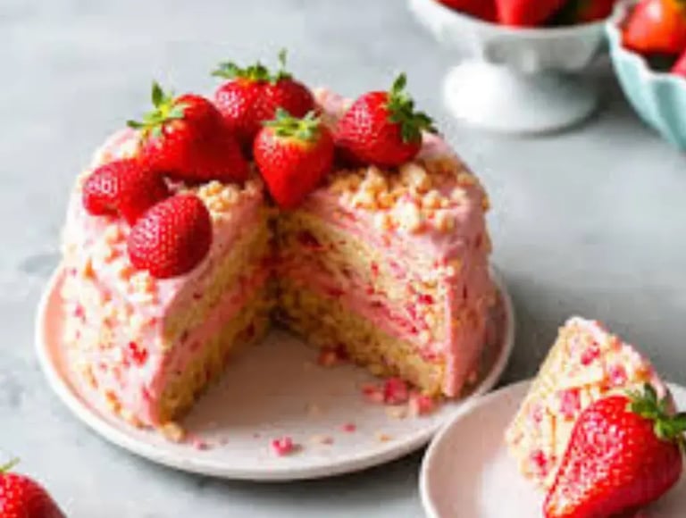 Add Fresh Strawberry Garnish