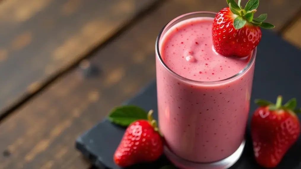 Strawberry Pistachio Smoothie That Boosts Energy - Serve Right Away
