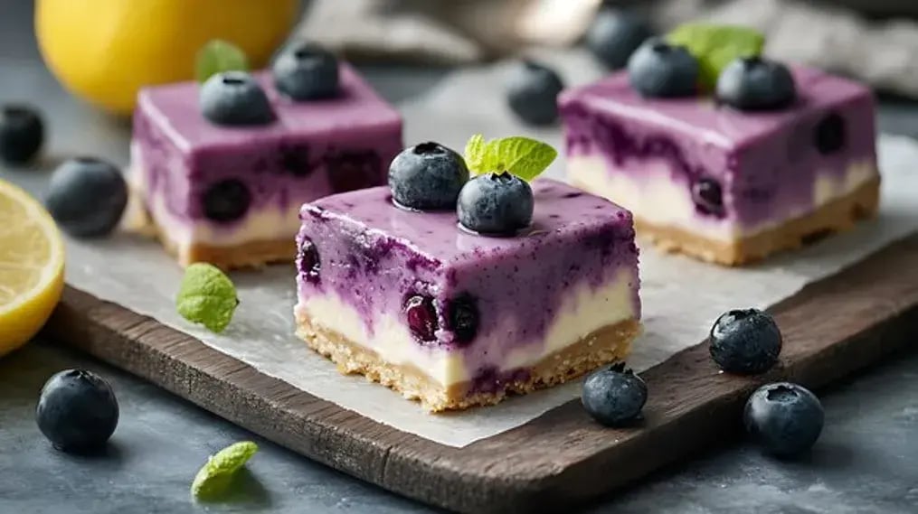 Blueberry Cheesecake Bars