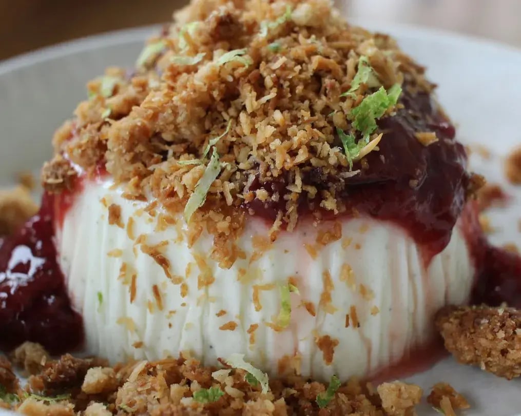 Oolong Tea Infused Panna Cotta