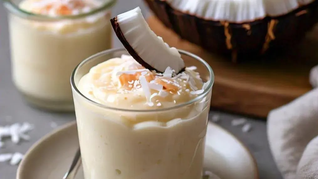 Tender coconut Pudding For Home Cooks - Tender Cocount Pudding 2