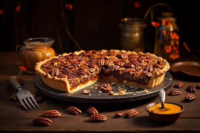 Thanksgiving Desserts to Impress Your Guests: Maple Pecan Tart and Apple Crisp