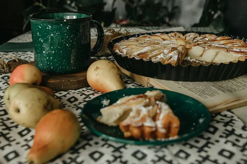 Spiced Apple Pear Pie