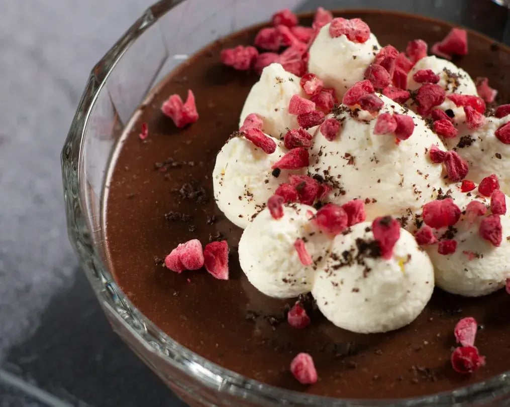Well Chilled Chocolate Mousse In A Bowl