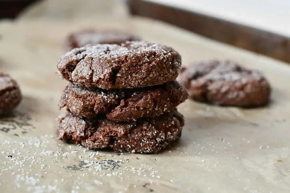 Chocolate Peanut Butter Fudge Cookies