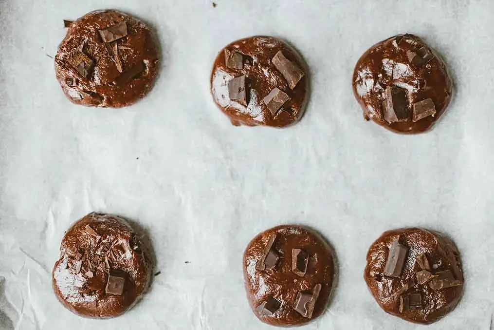 Double Chocolate Fudge Cookies