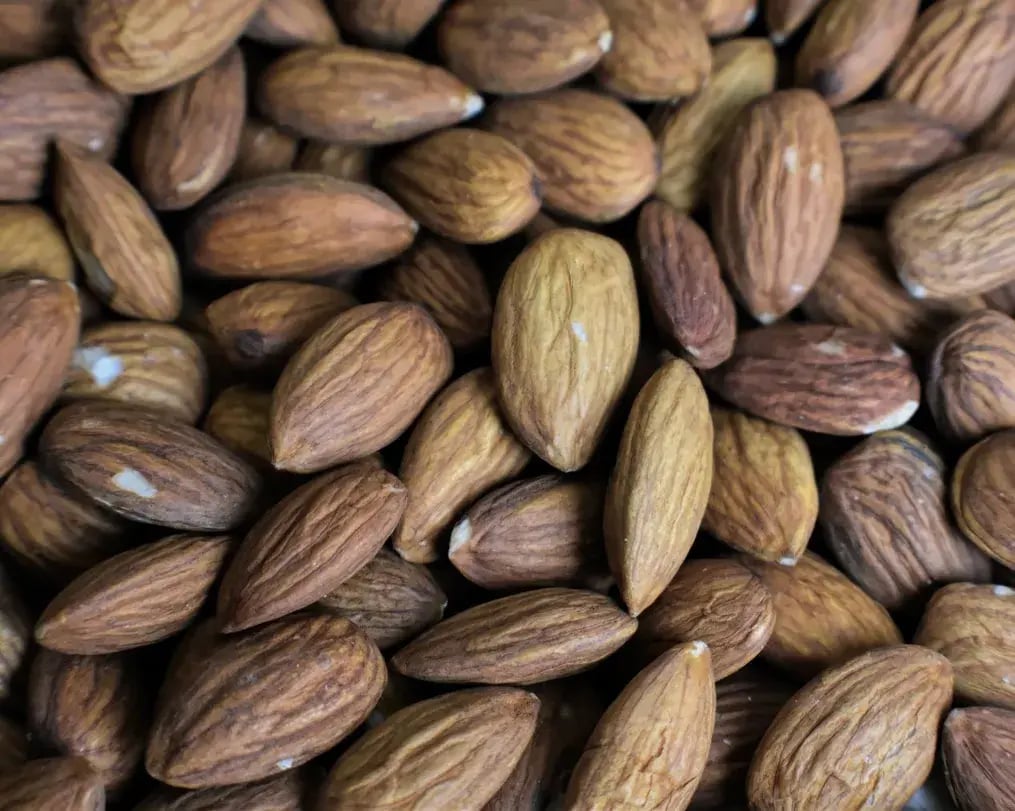 Oven Roasted Almonds.
