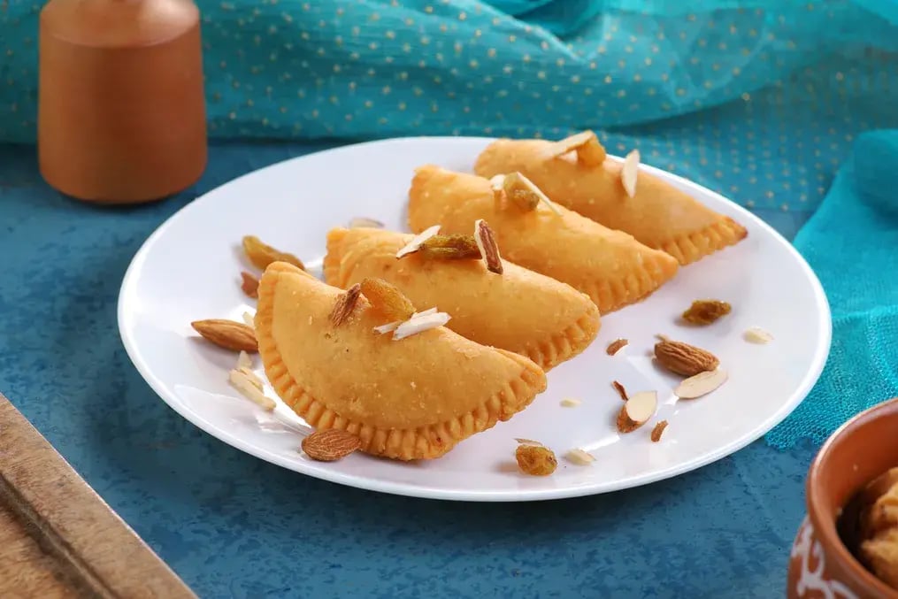 Fruit and Nut Gujiya