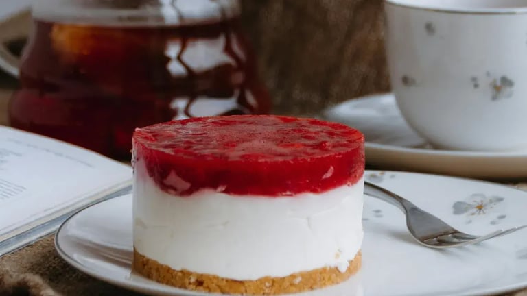These mini cheesecakes with strawberry topping will be a party hit for sure - Feature