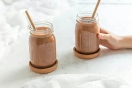 Thick Chocolate Walnut Milkshake Perfect for Choco Lovers