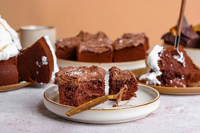 This Dark Chocolate Truffle Cake Will Drive Away Your Monday Blues