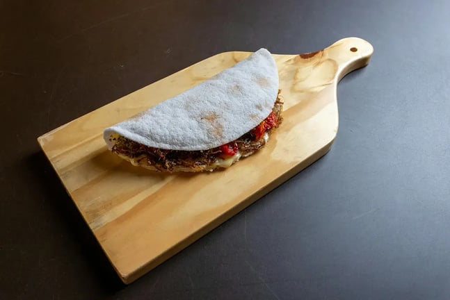 This Stuffed Crepe Recipe with Cream Cheese and Fresh Fruits is Perfect for Breakfast