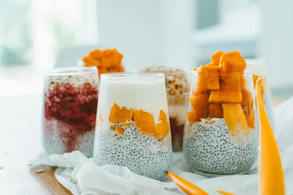 Three Delicious Falooda Desserts from Across the Globe That You Absolutely Must Try - Thai Coconut Falooda with Mango