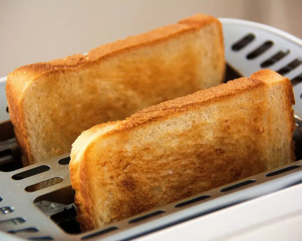 Crisp And Golden Toasted Bread