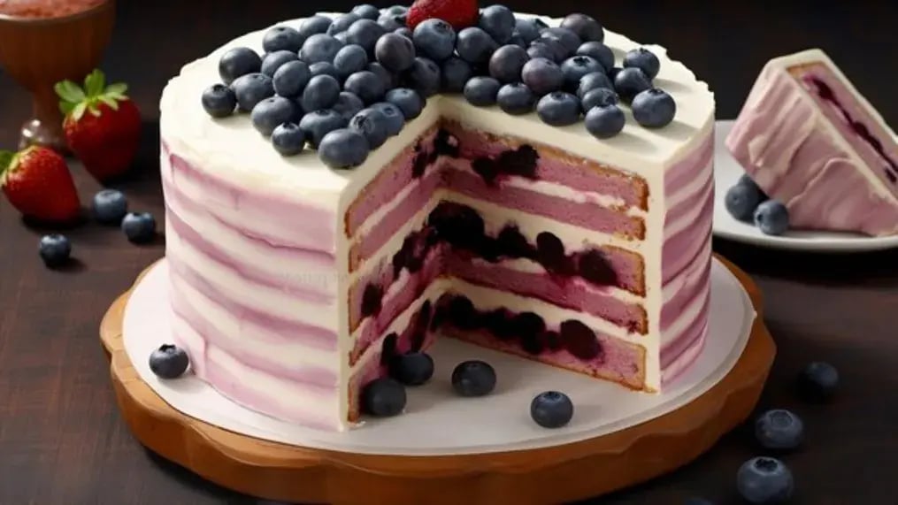 How To Make Blueberry Layer Cakes