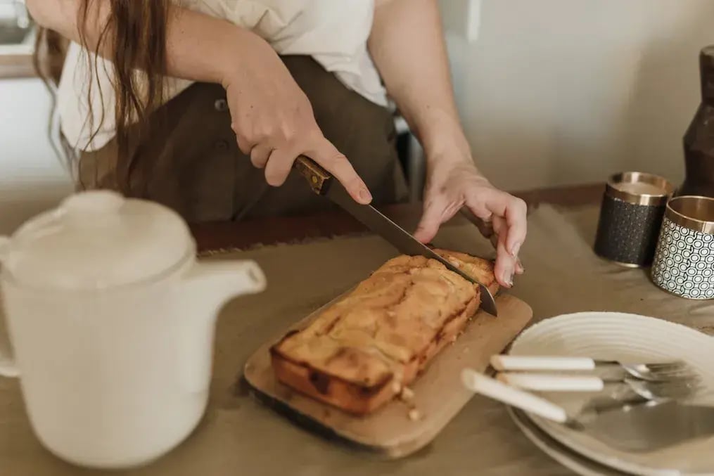 Spiced Eggless Banana and Nut Loaf